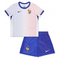 Maglia Calcio Francia Seconda Divisa Bambino Europei 2024 Manica Corta (+ pantaloncini)